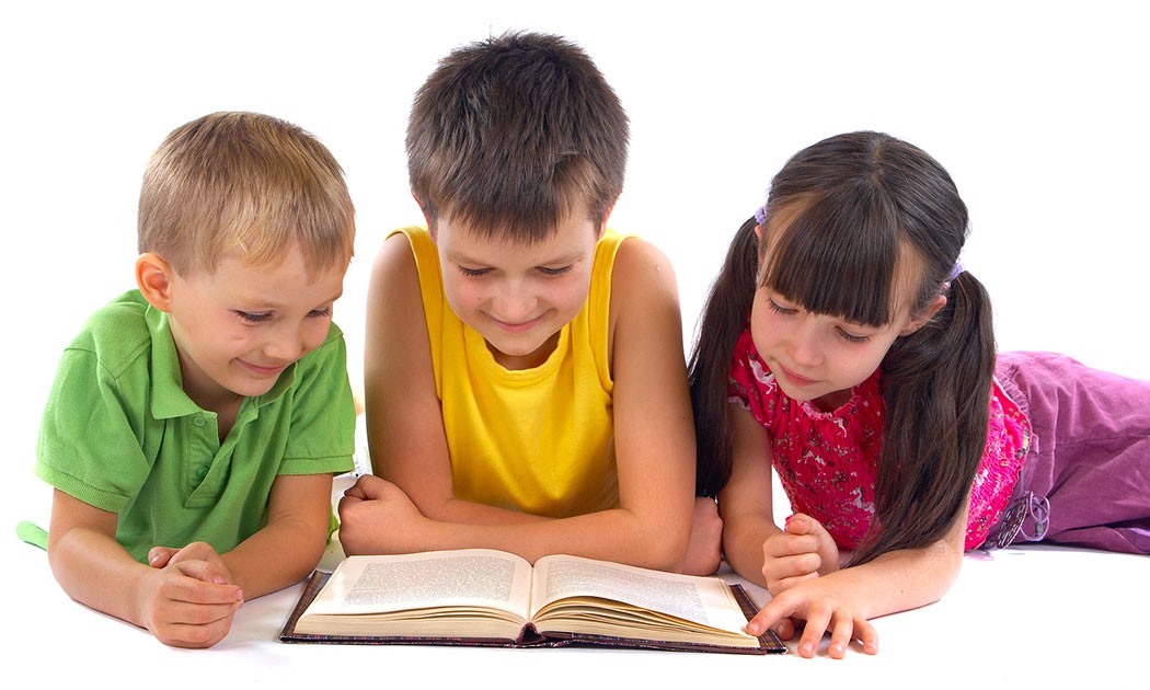 kids reading book